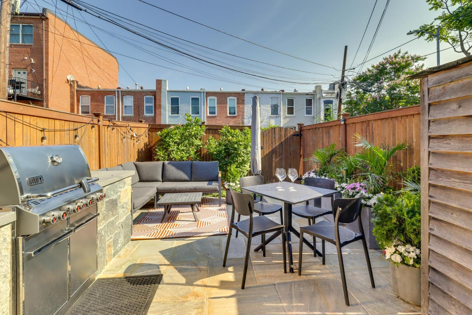 Ferienhaus Stunning Dc Townhome With Private Outdoor Space! *